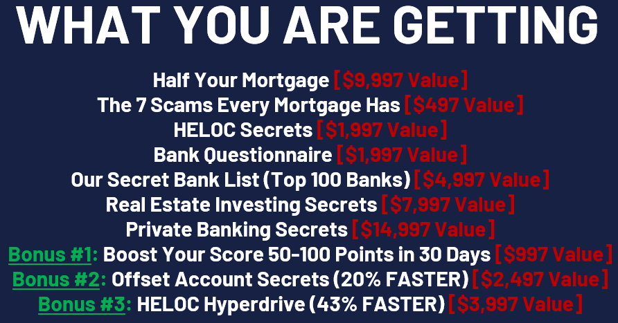 Half Your Mortgage Value Stack