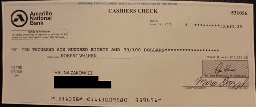 Overnight Lien Profits Check Proof