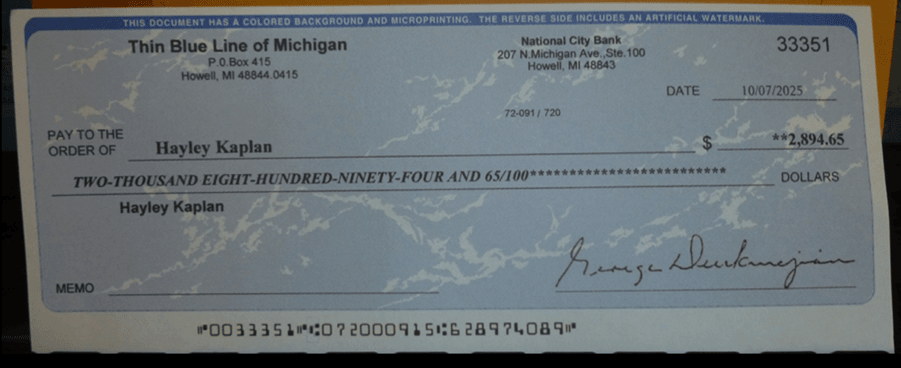 Overnight Lien Profits Check Proof