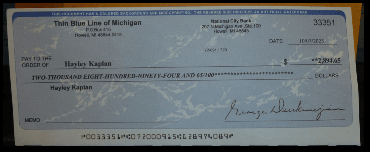 Overnight Lien Profits Check Proof