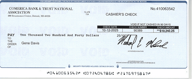 Overnight Lien Profits Check Proof
