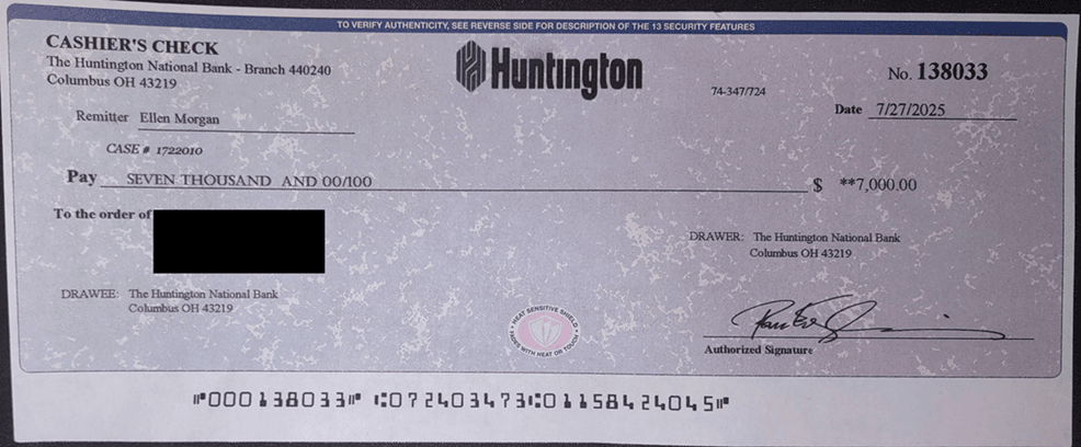 Overnight Lien Profits Check Proof