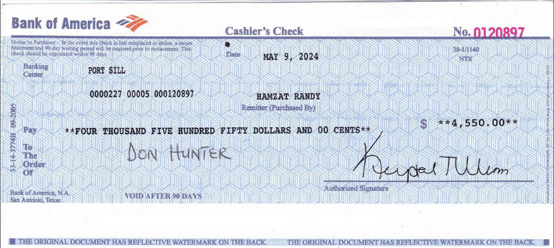 Overnight Lien Profits Check Proof