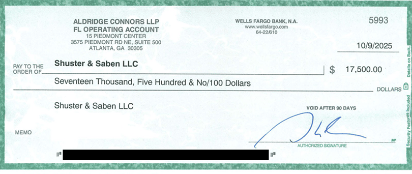 Overnight Lien Profits Check Proof
