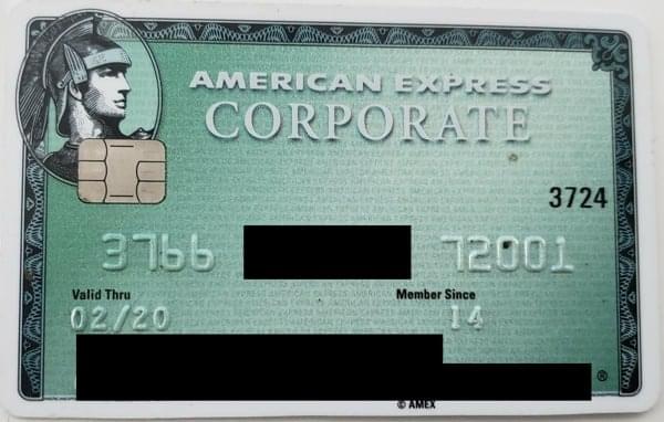 American Express Corporate Credit Card