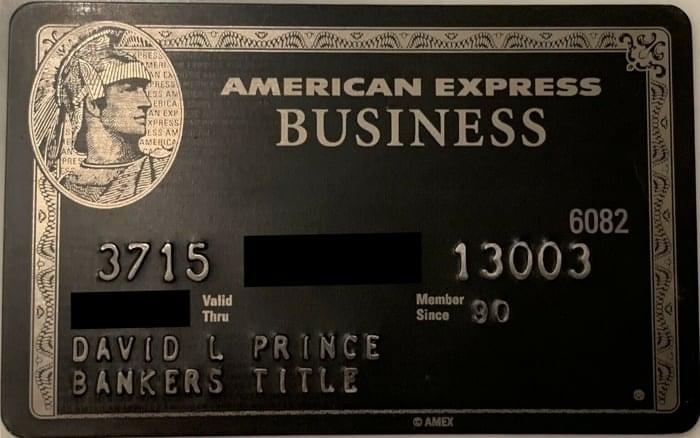 AMEX Business Black Card