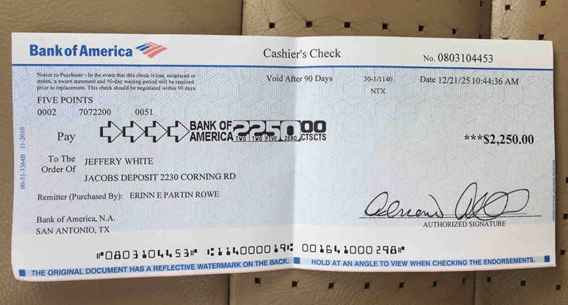 Overnight Lien Profits Check Proof