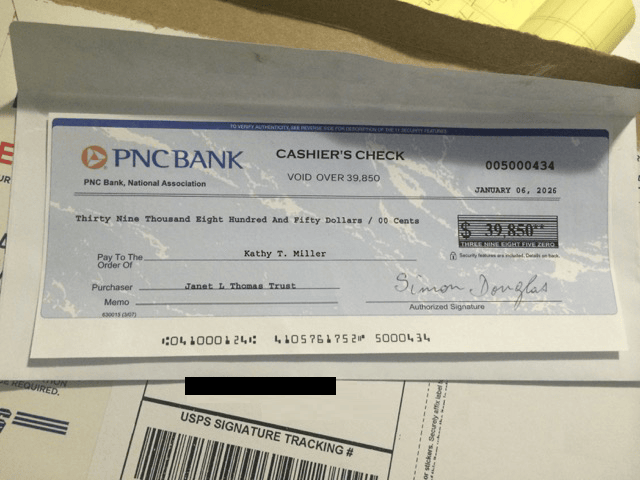 Overnight Lien Profits Check Proof