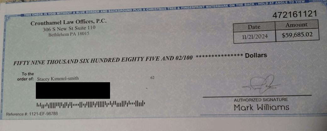 Overnight Lien Profits Check Proof