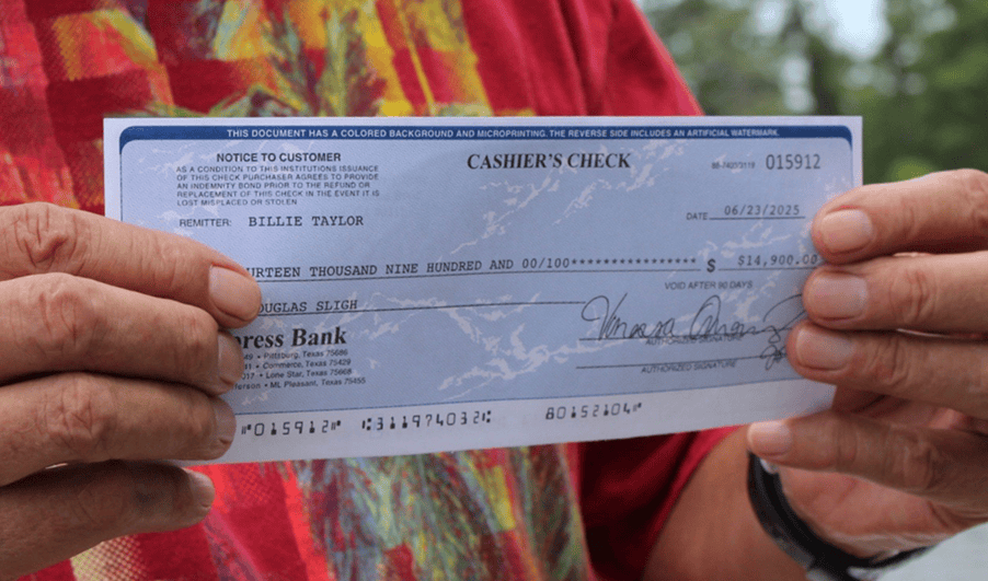 Overnight Lien Profits Check Proof