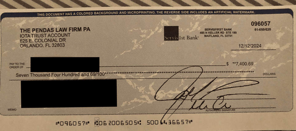 Overnight Lien Profits Check Proof