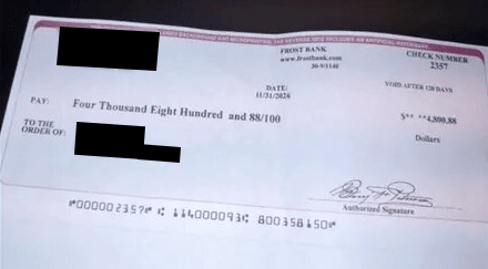 Overnight Lien Profits Check Proof