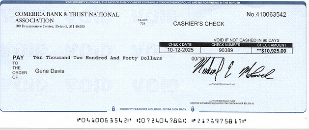 Overnight Lien Profits Check Proof