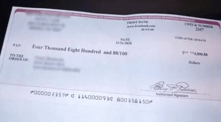 Overnight Lien Profits Check Proof