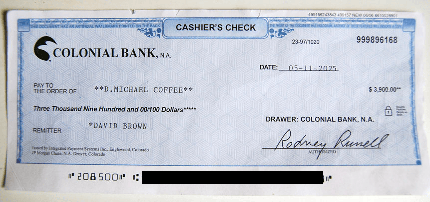 Overnight Lien Profits Check Proof