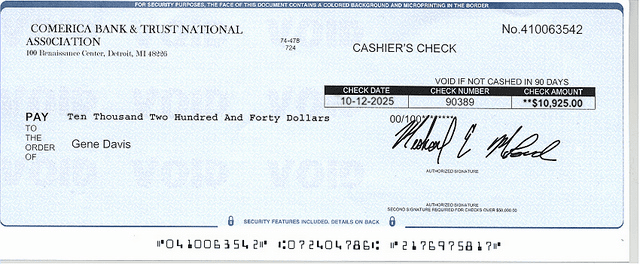 Overnight Lien Profits Check Proof